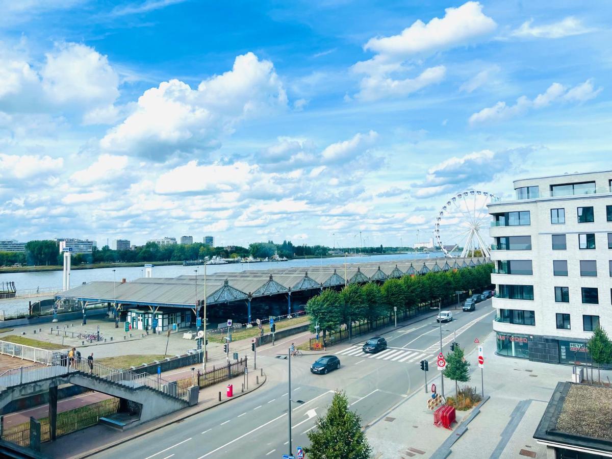 Riverview Studio In Historical Heart Of Antwerp Luaran gambar